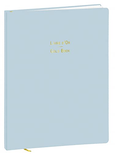 Quo Vadis Pastell LIVRE OR 27 Weiß unliniert 21 x 27 cm Blau von Quo Vadis