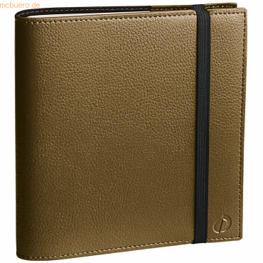 Quo Vadis Terminkalender Time & Life Medium 16x16cm Metallic-Khaki 202 von Quo Vadis