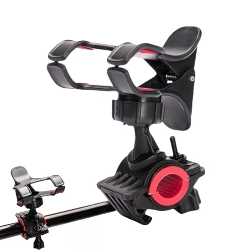 Qutalmi Fahrrad Handyhalter,Mountainbike Smartphone Halterung | 360-Grad Drehbare Smartphone-Halterung Für E-Scooter Motorrad Outdoor Navigation von Qutalmi