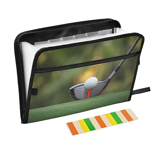 Quteprint Fächermappe mit 13 Fächern, mit Reißverschluss, Golfball, Fitnessstudio, Sport, Akkordeon-Aktenordner mit Klebeetiketten, Briefgröße, A4-Papier, erweiterbarer Dokumenten-Organizer Quteprint Fächermappe mit 13 Fächern, mit Reißverschluss, Golfball, Fitnessstudio, Sport, Akkordeon-Aktenordner mit Klebeetiketten, Briefgröße, A4-Papier, erweiterbarer Dokumenten-Organizer von Quteprint
