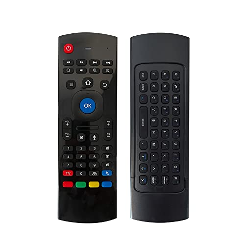 Qutsvosh MX3 Flying Mouse Remote Control Air Mouse Built-in Gyroscope 2.4G Full Keyboard Voice Remote Control von Qutsvosh