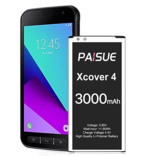 Akku für Samsung Galaxy Xcover 4S (G398F) Xcover 4 (G390F), 3000mAh Verbesserte großer Kapazität EB-BG390BBE Ersatzakku Handy/Smartphone Li-Ion Batterie Akku für Samsung Galaxy Xcover 4S (G398F) Xcover 4 (G390F), 3000mAh Verbesserte großer Kapazität EB-BG390BBE Ersatzakku Handy/Smartphone Li-Ion Batterie von Quzmo