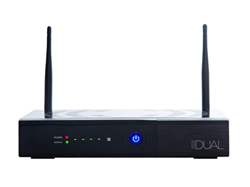 Qviart Dual Receiver 4K UHD Linux E2 + Android 9.0 Combo Multistream DVB-S2X+T2/C mit WLAN-Antennen 300MBPS, GIGABIT LAN, 2 GB DDR4 RAM und 16 GB Flash von Qviart