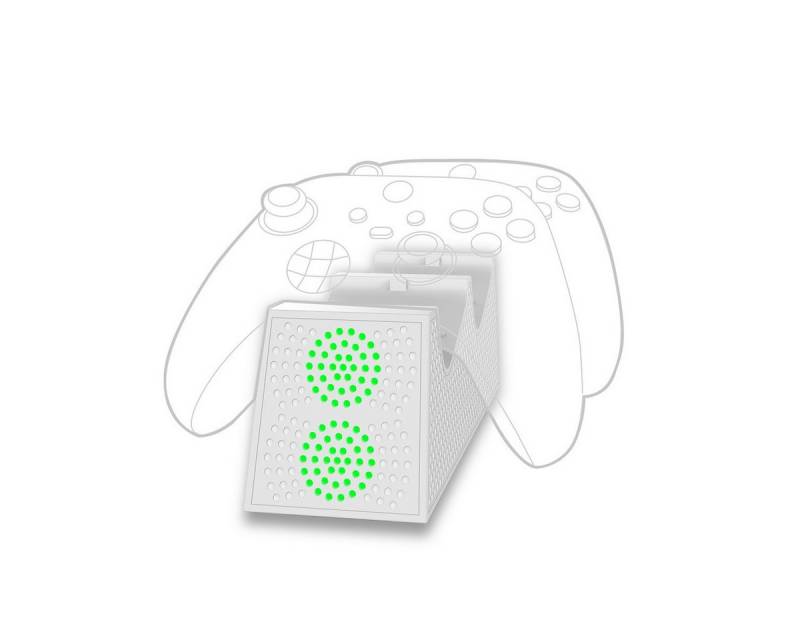 Qware Gaming Kompatibel mit Xbox X/S Series – Ladegerät für 2 Controller Controller-Ladestation von Qware Gaming
