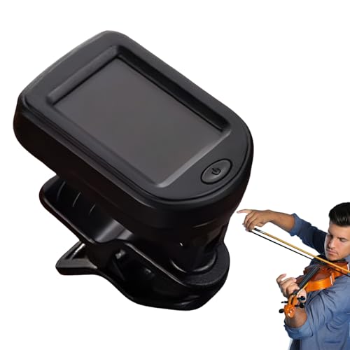 Qyljeiwred Gitarren-Stimmgerät für Saiteninstrument, wiederaufladbares Bass-Stimmgerät zum Anklippen, digitales tragbares Saiteninstrument-Stimmgerät für Anfänger, Spieler, Studio, Praxis Qyljeiwred Gitarren-Stimmgerät für Saiteninstrument, wiederaufladbares Bass-Stimmgerät zum Anklippen, digitales tragbares Saiteninstrument-Stimmgerät für Anfänger, Spieler, Studio, Praxis von Qyljeiwred