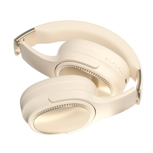 Qyljeiwred Kopfhörer mit Geräuschunterdrückung – tragbare Kopfhörer, kabellos, Over-Ear-Kopfhörer, hautfreundliche Kissen, faltbares Headset mit stabilem Signal für Familienreisen, Zuhause Qyljeiwred Kopfhörer mit Geräuschunterdrückung – tragbare Kopfhörer, kabellos, Over-Ear-Kopfhörer, hautfreundliche Kissen, faltbares Headset mit stabilem Signal für Familienreisen, Zuhause von Qyljeiwred