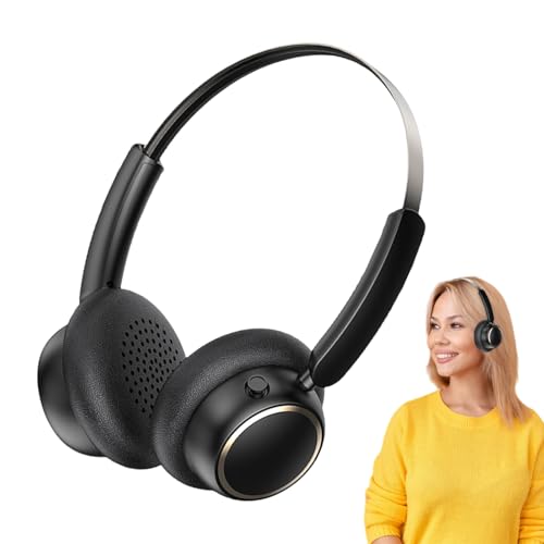 Qyljeiwred Over-Ear-Headset, Geräuschunterdrückung, Musikhör-Headset, Audio-Entertainment-Kopfhörer, komfortables Retro-Design für Damen, Herren, Erwachsene, Teenager, den ganzen Tag Qyljeiwred Over-Ear-Headset, Geräuschunterdrückung, Musikhör-Headset, Audio-Entertainment-Kopfhörer, komfortables Retro-Design für Damen, Herren, Erwachsene, Teenager, den ganzen Tag von Qyljeiwred
