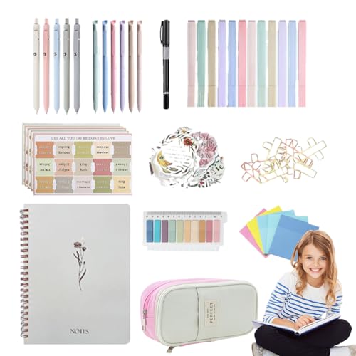 Bible Tabs, Writable Book Index Tabs Set, Sticky Notes, Mehrfarbig, Highlighter Pens und Decals, für Schule, Zuhause, Church, Familienreisen, Journaling, Devotional Use Bible Tabs, Writable Book Index Tabs Set, Sticky Notes, Mehrfarbig, Highlighter Pens und Decals, für Schule, Zuhause, Church, Familienreisen, Journaling, Devotional Use von Qzdtue