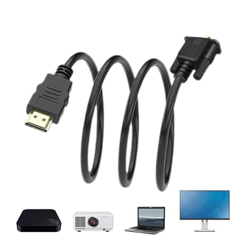 Qzdtue HD auf VGA Adapter Kabel, Display Port VGA Konverter 5.91 Feet, Anti-Interferenz für PC, Monitor, TV, Projektor, Desktop Computer Zubehör, automatische Signalerkennung Qzdtue HD auf VGA Adapter Kabel, Display Port VGA Konverter 5.91 Feet, Anti-Interferenz für PC, Monitor, TV, Projektor, Desktop Computer Zubehör, automatische Signalerkennung von Qzdtue