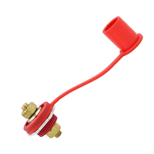Vielseitig einsetzbare Batterieklemmen, 2,1 cm (0,8 Zoll) Remote Battery Stud Jump Post mit Cover, Ideal Battery Bulkhead Connectors für Marine Batterieladegeräte und Auto Jumping von Qzdtue
