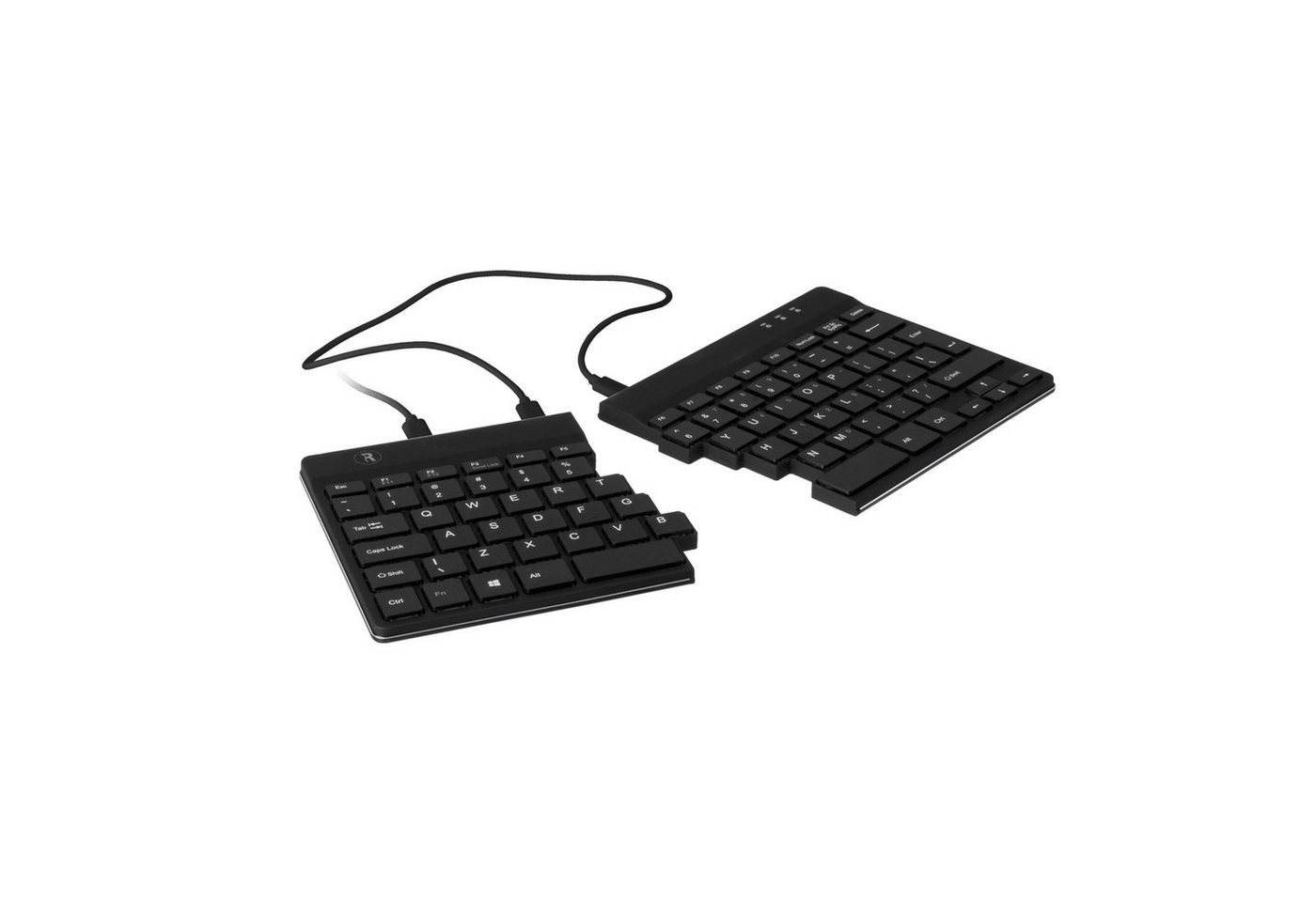 R-GO RGOSP-DEWIBL QWERTZ (DE)-Layout ergonomische Tastatur von R-GO