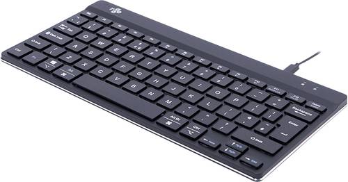 R-GO Tools Compact Break (RGOCOUKWDBL) Kabelgebunden Tastatur UK-Englisch, QWERTY, Windows® Schwarz von R-Go Tools