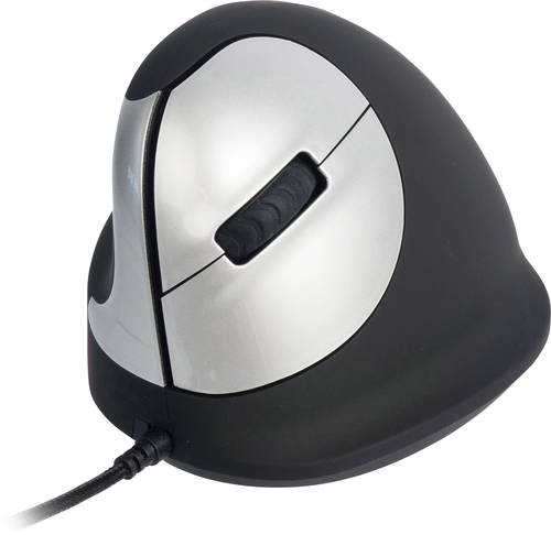 R-GO Tools RGOHELE Ergonomische Maus USB Größe: M Optisch Schwarz, Silber 4 Tasten 1750 dpi Ergono R-GO Tools RGOHELE Ergonomische Maus USB Größe: M Optisch Schwarz, Silber 4 Tasten 1750 dpi Ergono von R-Go Tools