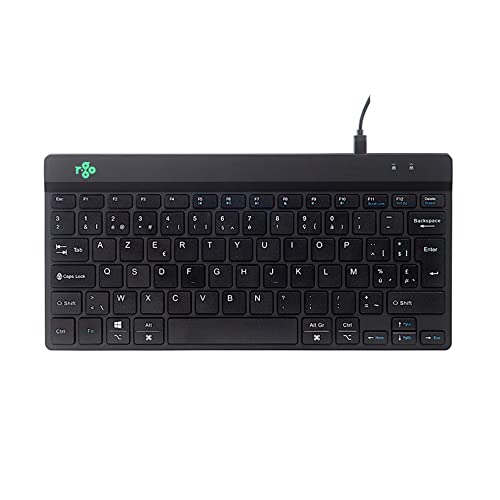 R-Go Compact Break Tastatur, AZERTY BE Layout, Mit Pausenanzeige, Ergonomische flaches Design, Kabelgebunden, Schwarz R-Go Compact Break Tastatur, AZERTY BE Layout, Mit Pausenanzeige, Ergonomische flaches Design, Kabelgebunden, Schwarz von R-Go Tools