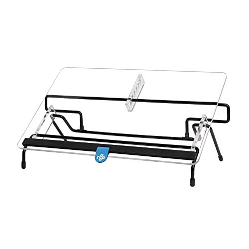 R-Go Flex Read Dokumentenhalter, Konzepthalter, Höhenverstellbar in 6 Positionen, Transparent, 453x315x105mm, Acryl R-Go Flex Read Dokumentenhalter, Konzepthalter, Höhenverstellbar in 6 Positionen, Transparent, 453x315x105mm, Acryl von R-Go Tools