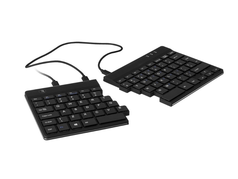 R-Go Split ergonomische Tastatur QWERTY (US) RGOSP-USWIBL, schwarz von R-Go Tools