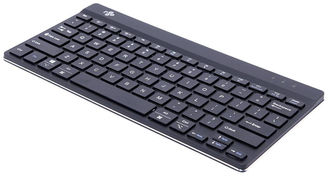 R-Go Tools Ergonomische Tastatur R-Go Compact Break, kompakte Tastatur mit Pausensoftware, QWERTY (IT), Bluetooth, Schwarz von R-Go Tools