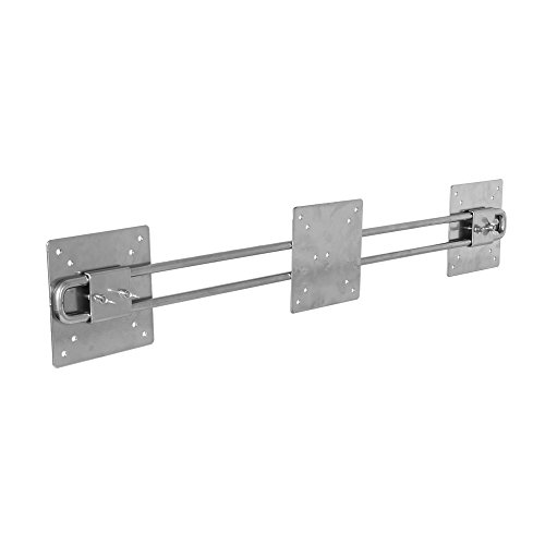 R-Go Tools Steel Wing für Zwei bildschirmen, Silber - Flat Panel Mount Accessories (Silber, 10 kg, 100 x 75 mm, Silber, 141 x 781 x 47 mm, 1,9 kg) von R-Go Tools