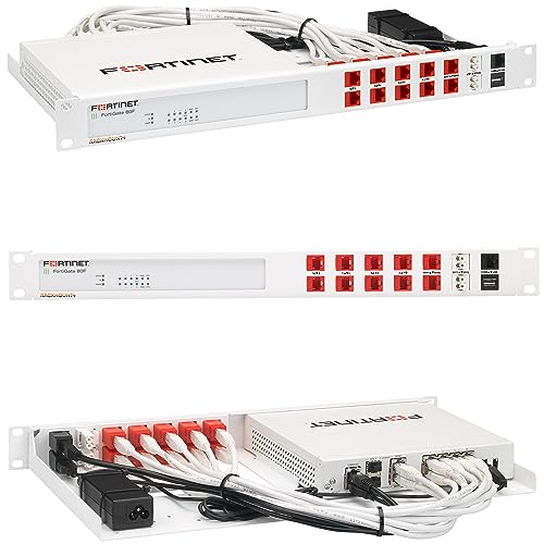 19 Zoll Rack Mount für Fortinet Firewall Appliance - 1.3U Server Rack Shelf mit Easy Access Netzwerkanschlüsse, Ordnungsgemäß Entlüftet, RM-FR-T15 von Rackmount.IT von R RACKMOUNT·IT