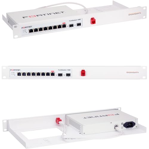 Fortinet Firewall Appliance Rack Mount - 1U Server Rack Shelf with Easy Access Front Cable Organizer, Properly Vented, Customised 19 Inch Rack - RM-FR-T12 by Rackmount.IT von R RACKMOUNT·IT