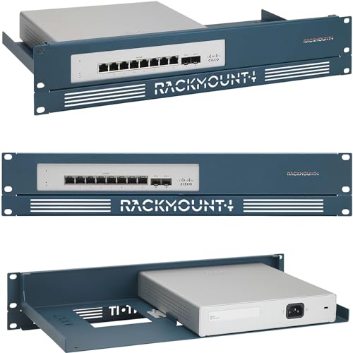 Rackmount It RM-Ci-T7 Upgrade-Set für Cisco Meraki MS120-8FP-HW, Metallblau, 19 Zoll von R RACKMOUNT·IT