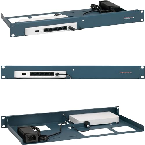 Rackmount.IT RM-CI-T12 Firewall-Rack-Halterung für Cisco Meraki – 1U Serverregal mit einfachem Zugriff auf vordere Netzwerkverbindungen, ordnungsgemäß belüftet, benutzerdefiniertes 19-Zoll-Rack von R RACKMOUNT·IT
