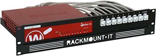 WatchGuard Firewall Rack Mount - 1.3U Server Rack Shelf with Easy Access Front Cable Organizer - Perfect Fit, Properly Vented, Customised 19 Inch Rack - RM-WG-T4 by Rackmount.IT von R RACKMOUNT·IT