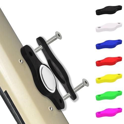 R-Satz Shop Fahrradhalterung passend für Apple AirTag Diebstahlschutz Slim-Design Bike Tagger Anti-Lost Locator Fahrrad Halter Halterung Befestigen am Flaschenhalter GPS Tracker (Schwarz) von R-Satz Shop