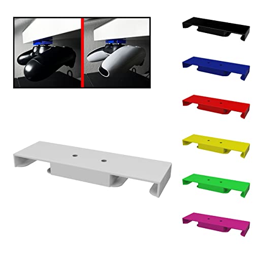 R-Satz Shop Ständer PS4 PS5 Controller, Auswahl aus 7 Farben - Horizontaler Ständer Tisch Halterung für PS4 PS5 Controller, Tisch Aufbewahrung Ständer für PS4/für PS5 Controller Zubehör (Weiß) von R-Satz Shop