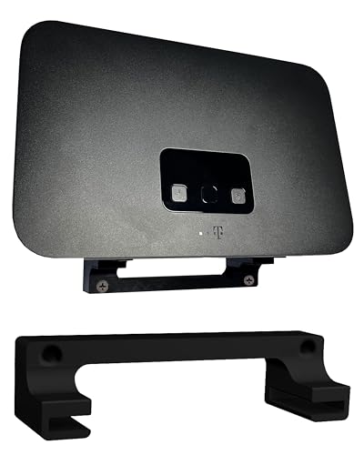 Wandhalterung für Telekom Speedport Smart 4 Router - Halter WLAN Wandhalter Smart Halterung - Schwarz von R-Satz Shop