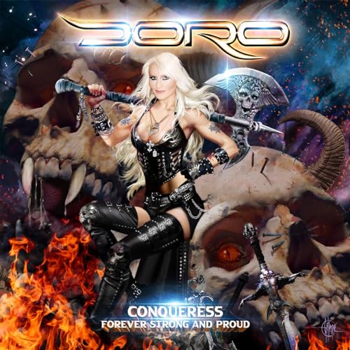 Doro, Neues Album 2023, Conqueress - Forever Strong and Proud, CD Jewel mit 15 Tracks von R o u g h T r a d e
