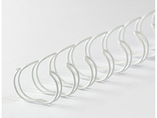r&b 23RM127-WS Drahtbinderücken 23 Ringe 12.7 mm, 1/2 Zoll, 2:1 Teilung, 50 Stück, weiß r&b 23RM127-WS Drahtbinderücken 23 Ringe 12.7 mm, 1/2 Zoll, 2:1 Teilung, 50 Stück, weiß von R&B