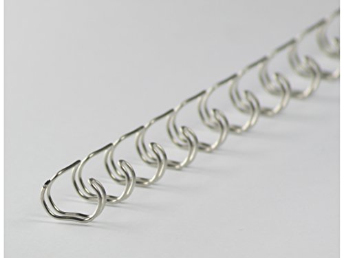 r&b 23RM79-BR Drahtbinderücken 23 Ringe 7.9 mm, 5/16 Zoll, 2:1 Teilung, 100 Stück, brilux von R&B
