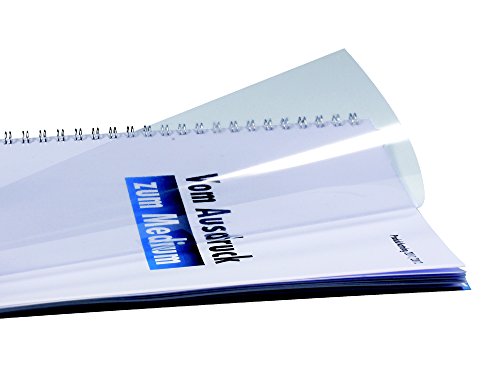 r&b UMT050MA3 Abdeckklarsichtfolie DIN A3, PP transparent matt, 0.50 mm stark, polypropylen, 50 Stück von R&B