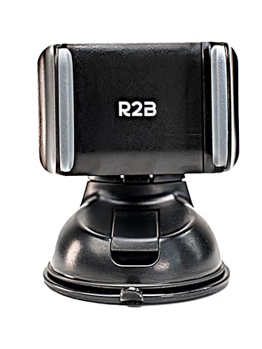 R2B Handyhalterung Saugnapf - Handy Halterung Auto, Handyhalter fur handys max 8,5 cm Breit, Für Fenster und Armaturenbrett, 360-Grad-Drehfunktion, Car Phone Holder mit starker Saugnapf R2B Handyhalterung Saugnapf - Handy Halterung Auto, Handyhalter fur handys max 8,5 cm Breit, Für Fenster und Armaturenbrett, 360-Grad-Drehfunktion, Car Phone Holder mit starker Saugnapf von R2B