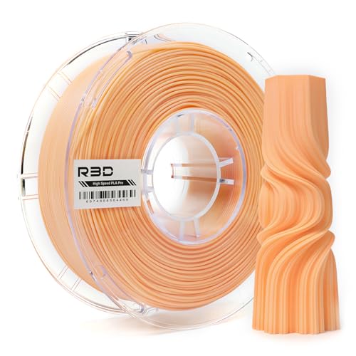 R3D PLA Pro Skin Hochgeschwindigkeits-Filament, 1,75 mm, 1 kg, 3D-Drucker-Filament für 30-600 mm/s Hochgeschwindigkeitsdruck, Maßgenauigkeit +/- 0,02 mm, 1 kg Kunststoffspule, kompatibel mit AMS von R3D