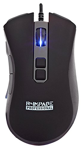 R4MPAGE Pro RP-11200 Professionelle Gaming Maus mit 10 programmierbare Tasten von R4mpage