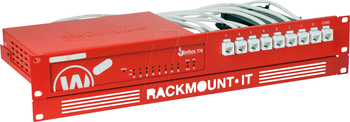 RMIT RM-WG-T4 - 19'' Aufrüstsatz für WatchGuard Firebox T70 von RACKMOUNT.IT