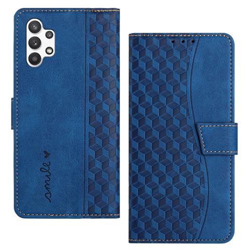 RADOO Handyhülle für Samsung Galaxy A13 4G/5G/A04S Hülle Leder für Klappbar PU Leder Tasche Flip Wallet Stoßfeste Case Schutzhülle Klapphülle für Galaxy A13 4G/5G/A04S Hülle Lederhülle (Blau) von RADOO