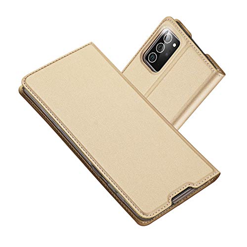 RADOO für Galaxy Note 20 Hülle, Premium PU Leder Handyhülle Brieftasche-Stil Magnetisch Klapphülle Etui Brieftasche Hülle Schutzhülle Tasche für Samsung Galaxy Note 20 (Gold) von RADOO