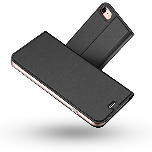 RADOO iPhone 8 Hülle,iPhone 7 Hülle, Premium PU Leder Handyhülle Brieftasche-Stil Magnetisch Klapphülle Etui Brieftasche Hülle Schutzhülle Tasche für Apple iPhone 7/ iPhone 8 4.7 Zoll (Schwarz grau) RADOO iPhone 8 Hülle,iPhone 7 Hülle, Premium PU Leder Handyhülle Brieftasche-Stil Magnetisch Klapphülle Etui Brieftasche Hülle Schutzhülle Tasche für Apple iPhone 7/ iPhone 8 4.7 Zoll (Schwarz grau) von RADOO