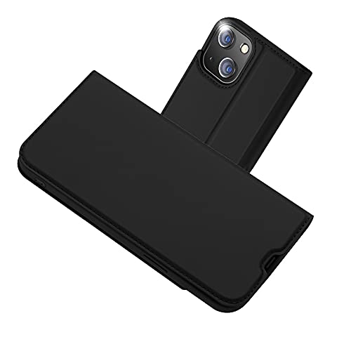 Radoo für iPhone 13 Mini Hülle, Premium PU Leder Handyhülle Brieftasche-Stil Magnetisch Klapphülle Etui Brieftasche Hülle Schutzhülle Tasche für iPhone 13 Mini (5,4 Zoll) (Schwarz) von RADOO