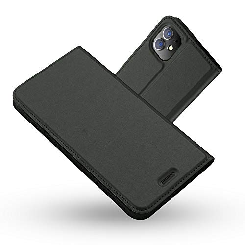 Radoo iPhone 11 Hülle, Premium PU Leder Handyhülle Brieftasche-Stil Magnetisch Folio Flip Etui Brieftasche Schutzhülle Tasche Cover für Apple iPhone 11 6,1 Zoll (Nachtgrün) von RADOO