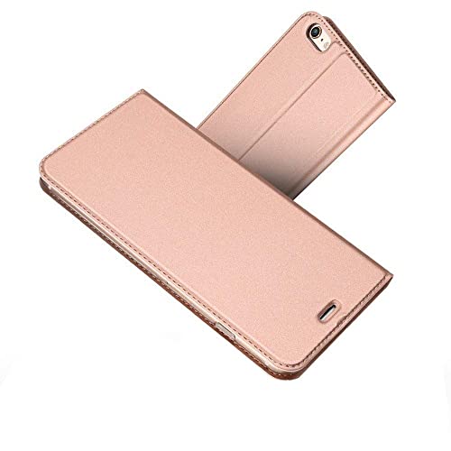 Radoo iPhone 6S Hülle,iPhone 6 Hülle, Premium PU Leder Handyhülle Brieftasche-Stil Magnetisch Klapphülle Etui Brieftasche Hülle Schutzhülle Tasche für Apple iPhone 6/6S 4.7 Zoll (Rose Gold) von RADOO