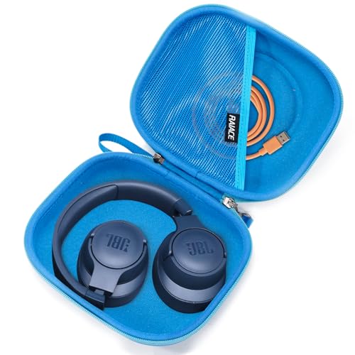 RAIACE Hard Case Compatible for JBL Tune 510BT / 520BT / 500BT / 760 NC/JBL Tune 600BTNC Portable Speaker. (for Sale is case only). (Blau) von RAIACE