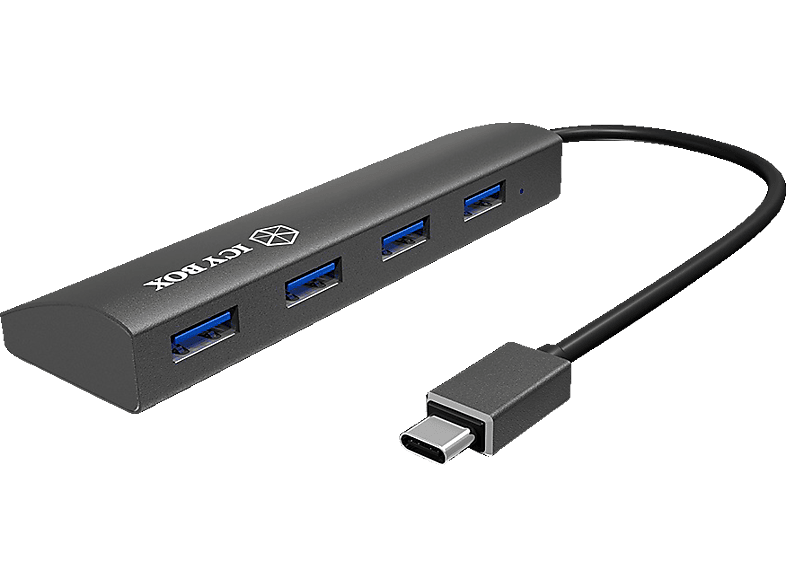 RAIDSONIC IB-AC6405-C, USB-Hub, Schwarz von RAIDSONIC