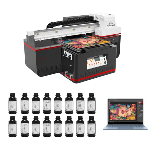 RAINBOWDGT UV Drucker Farbe Flachbett Multifunktionsdrucker Tintenstrahldrucker für den Druck Acryl PVC Auf Holz Metall RAINBOWDGT UV Drucker Farbe Flachbett Multifunktionsdrucker Tintenstrahldrucker für den Druck Acryl PVC Auf Holz Metall von RAINBOWDGT