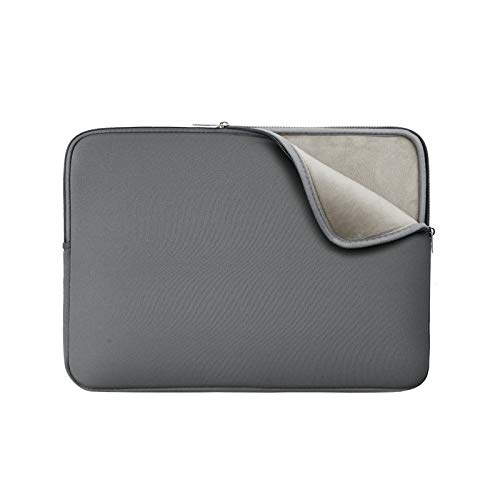 RAINYEAR 11-11,6 Zoll Laptop Hülle Tasche Case Gepolsterte Laptophülle Weiches Futter Laptoptasche Schutzhülle Kompatibel mit 11,6 MacBook Air für 11 Notebook Chromebook(Grau,Aktualisierte Version) von RAINYEAR make life easier