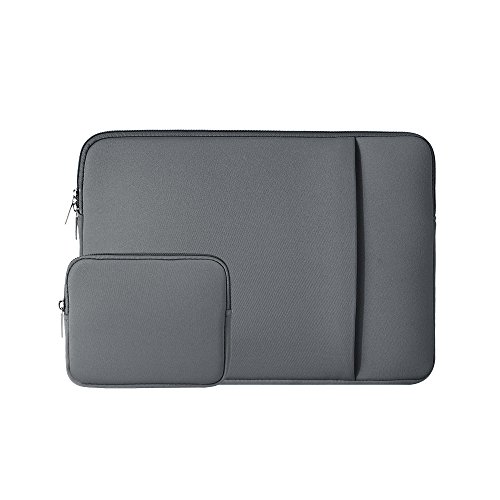 RAINYEAR 13 Zoll Laptop Hülle Laptophülle Schutzhülle Sleeve Laptoptasche Schutzhülle mit Fronttasche & Zubehör Tasche Kompatibel 13,3 MacBook Air Pro für 13 Notebook Computer Chromebook(Grau) von RAINYEAR make life easier