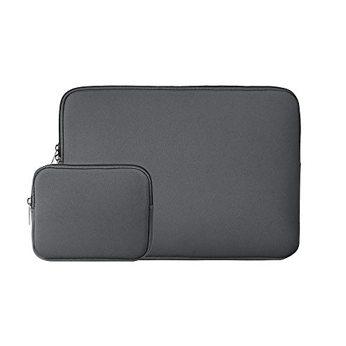 RAINYEAR 13 Zoll Laptop Hülle Sleeve Schutzhülle Laptophülle Laptoptasche mit Zubehör Tasche Kompatibel 2022 2021 MacBook 13,6" M2 A2681, 13,3 Air Pro M1 A2337 A2338 A2159 A2179 A2251 A2289(Grau) von RAINYEAR make life easier